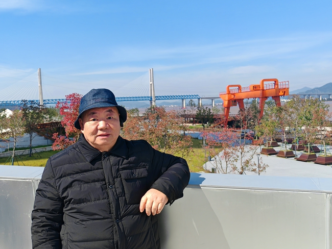 考察台州主城区重点工程建设